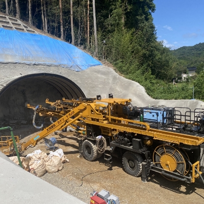 トンネル工事の様子
