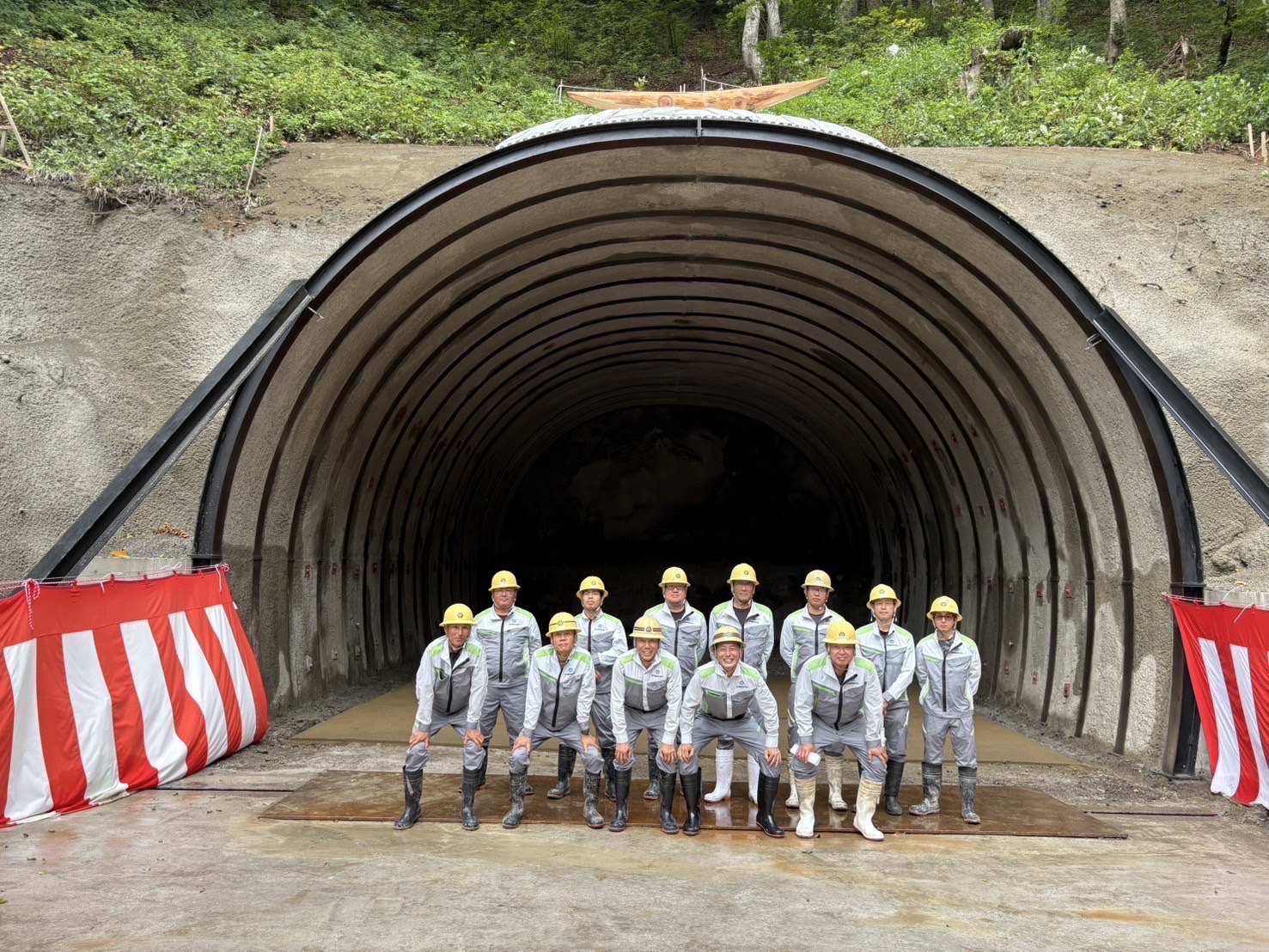 鳥海ダム付替1号トンネル工事